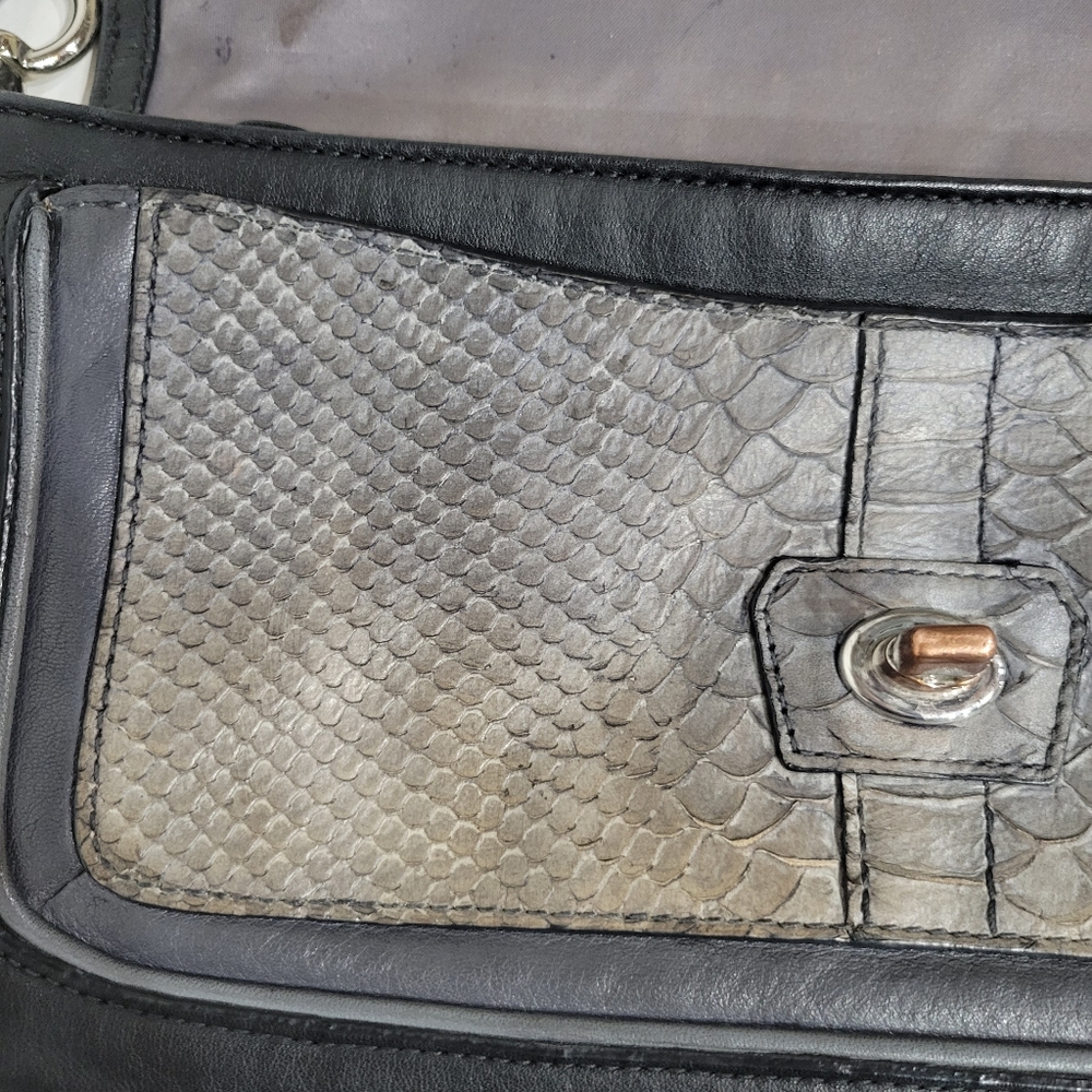 Vintage Coach Snakeskin Clutch - Picture 12 of 12